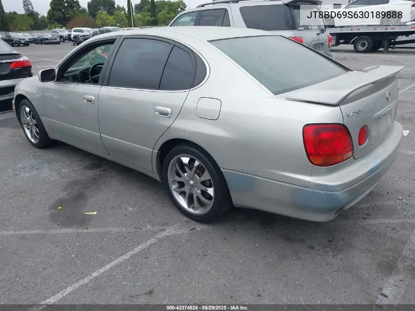 2003 Lexus Gs 300 VIN: JT8BD69S630189888 Lot: 42374524