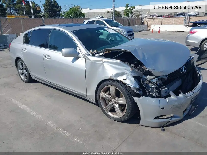 2006 Lexus Gs 430 VIN: JTHBN96S665005298 Lot: 42158929