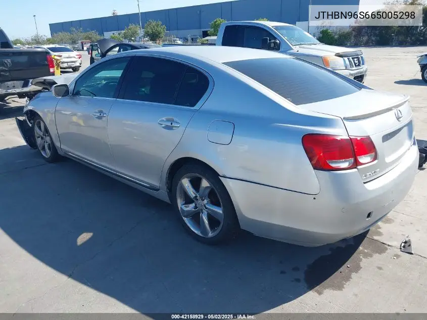 2006 Lexus Gs 430 VIN: JTHBN96S665005298 Lot: 42158929