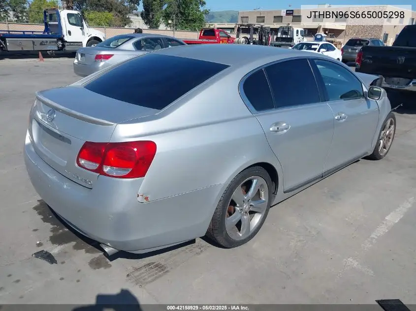 2006 Lexus Gs 430 VIN: JTHBN96S665005298 Lot: 42158929