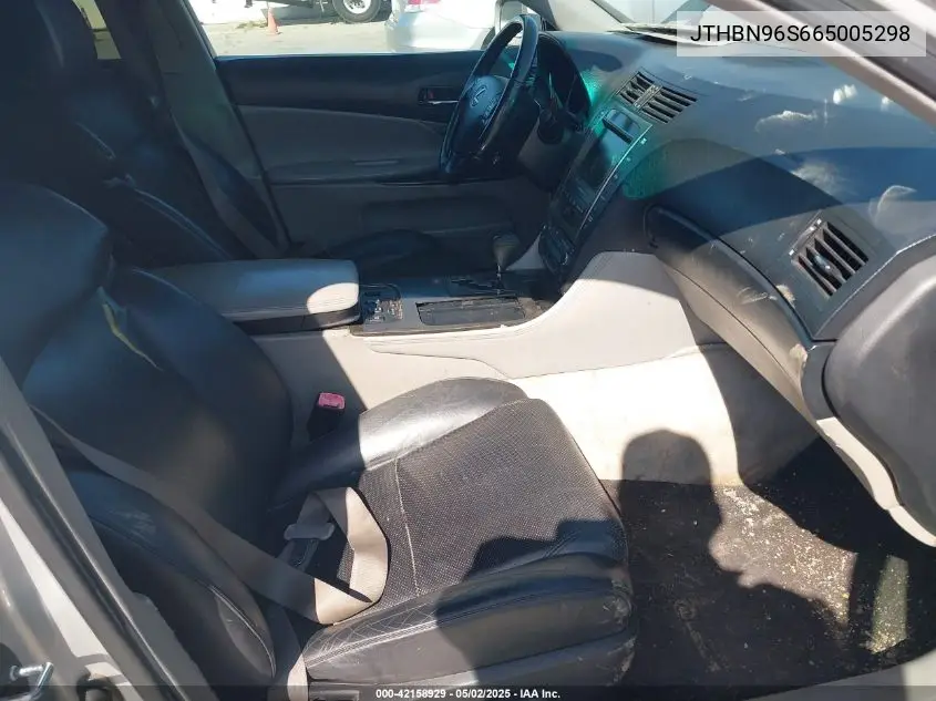 2006 Lexus Gs 430 VIN: JTHBN96S665005298 Lot: 42158929