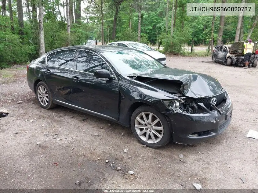 2006 Lexus Gs VIN: JTHCH96S360020737 Lot: 42235505
