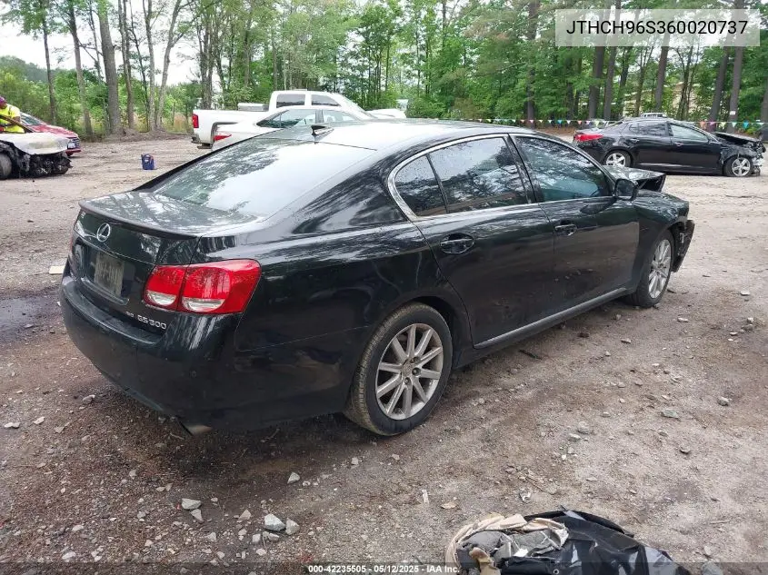 2006 Lexus Gs VIN: JTHCH96S360020737 Lot: 42235505