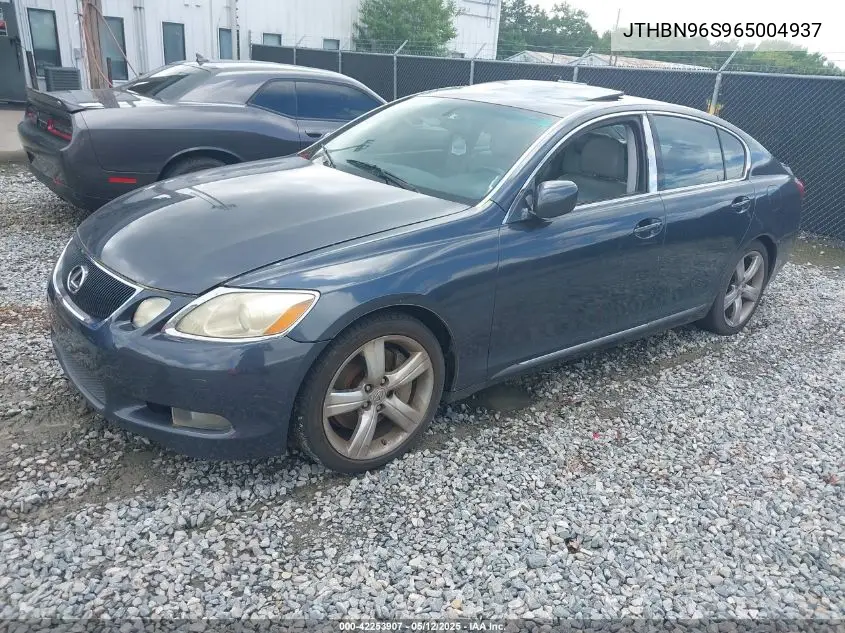 2006 Lexus Gs 430 VIN: JTHBN96S965004937 Lot: 42253907