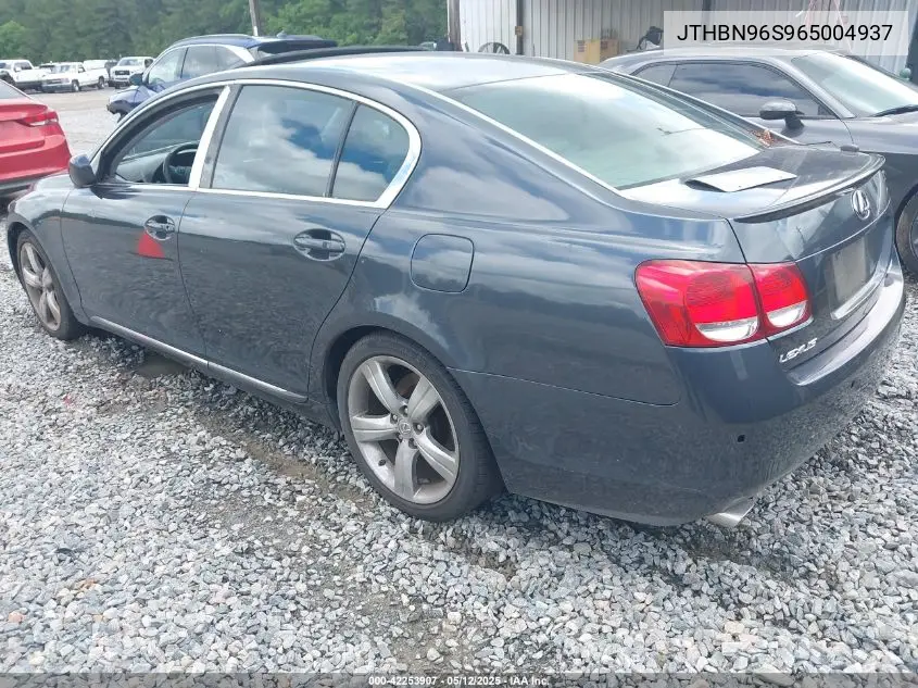 2006 Lexus Gs 430 VIN: JTHBN96S965004937 Lot: 42253907
