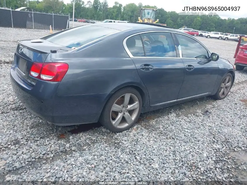2006 Lexus Gs 430 VIN: JTHBN96S965004937 Lot: 42253907