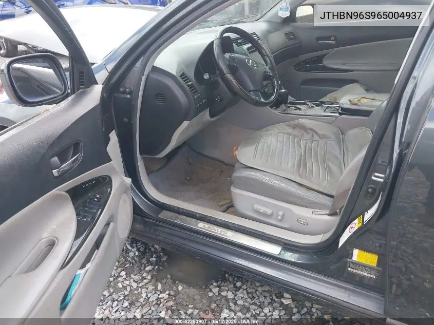 2006 Lexus Gs 430 VIN: JTHBN96S965004937 Lot: 42253907