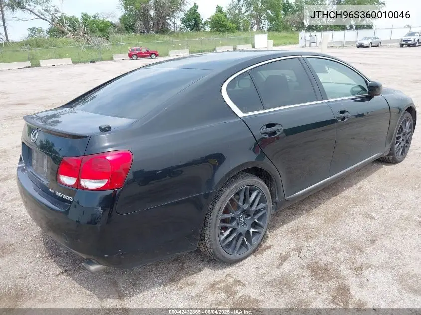 2006 Lexus Gs 300 VIN: JTHCH96S360010046 Lot: 42432865
