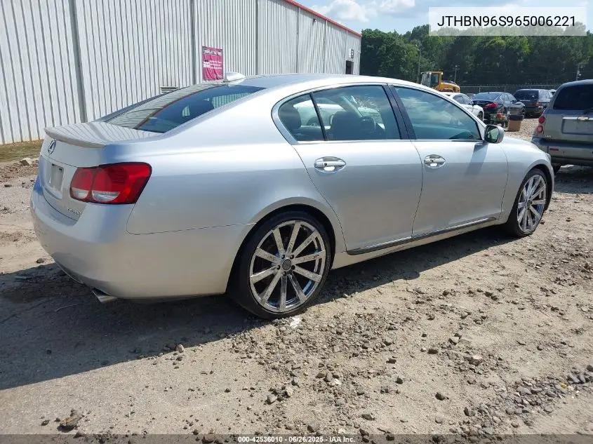 2006 Lexus Gs 430 VIN: JTHBN96S965006221 Lot: 42536010