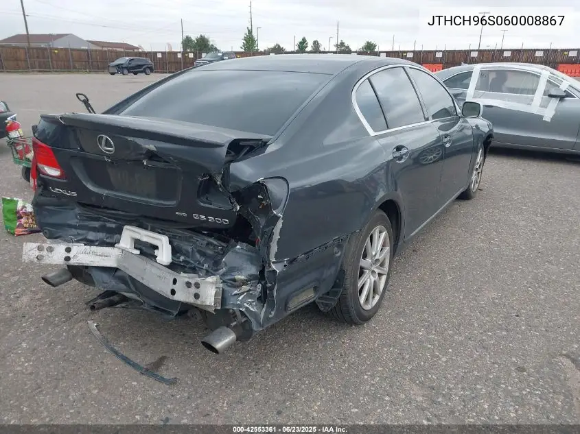 2006 Lexus Gs 300 VIN: JTHCH96S060008867 Lot: 42553361