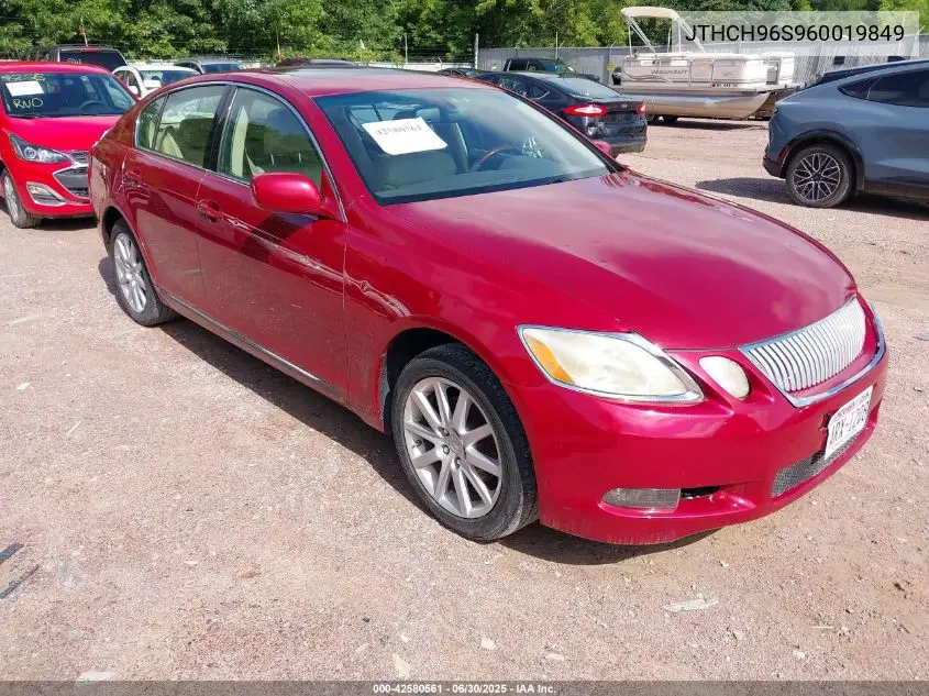 2006 Lexus Gs VIN: JTHCH96S960019849 Lot: 42580561