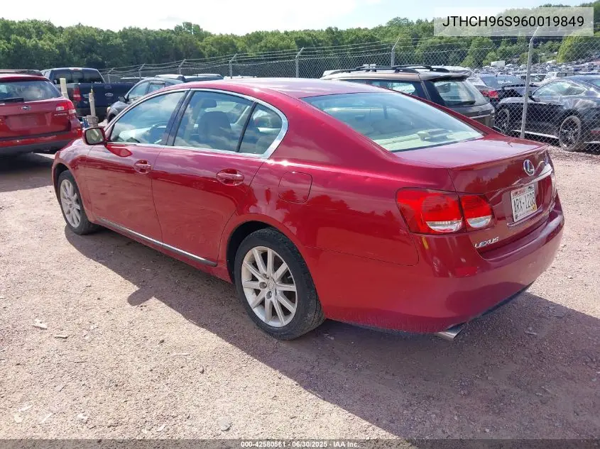 2006 Lexus Gs VIN: JTHCH96S960019849 Lot: 42580561