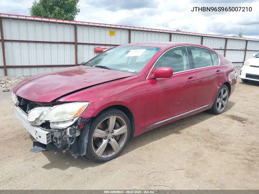 2006 Lexus Gs 430 VIN: JTHBN96S965007210 Lot: 42609643
