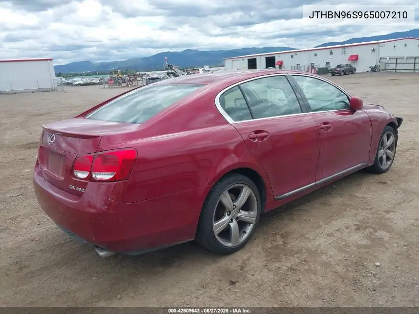 2006 Lexus Gs 430 VIN: JTHBN96S965007210 Lot: 42609643