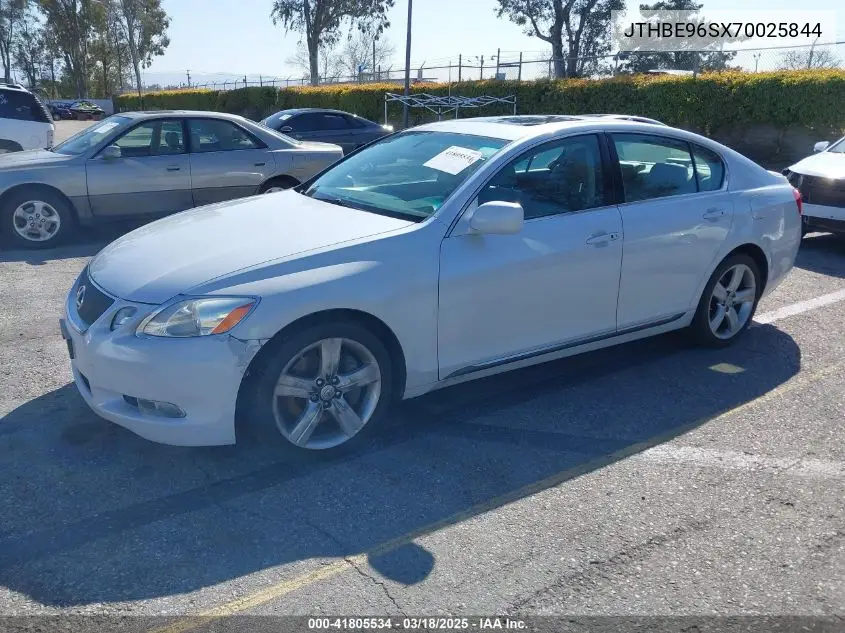 2007 Lexus Gs 350 VIN: JTHBE96SX70025844 Lot: 41805534