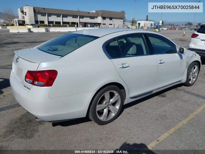 2007 Lexus Gs 350 VIN: JTHBE96SX70025844 Lot: 41805534