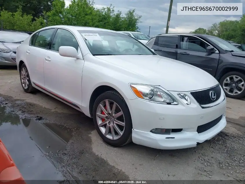 2007 Lexus Gs 350 VIN: JTHCE96S670002999 Lot: 42084541