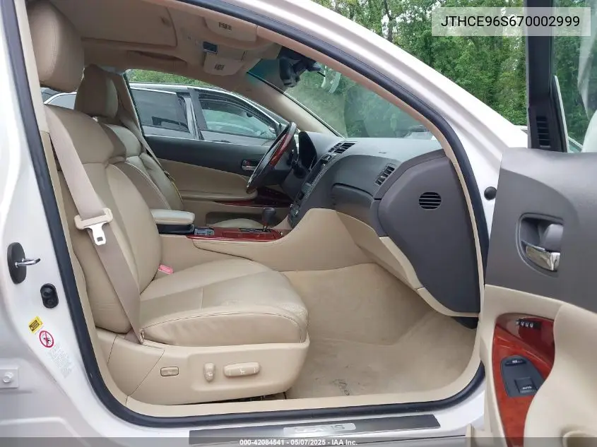2007 Lexus Gs 350 VIN: JTHCE96S670002999 Lot: 42084541