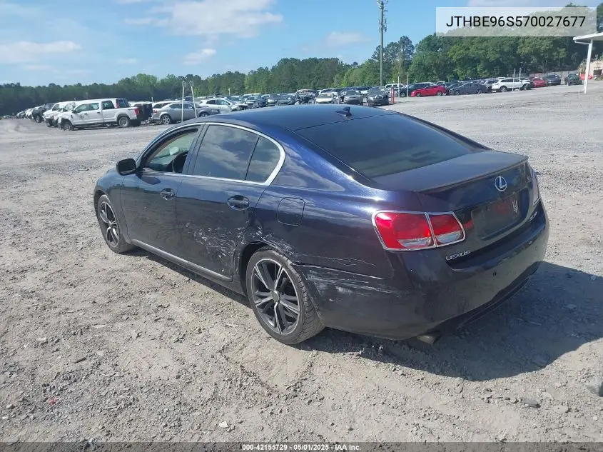 2007 Lexus Gs 350 VIN: JTHBE96S570027677 Lot: 42155729