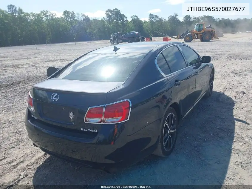 2007 Lexus Gs 350 VIN: JTHBE96S570027677 Lot: 42155729