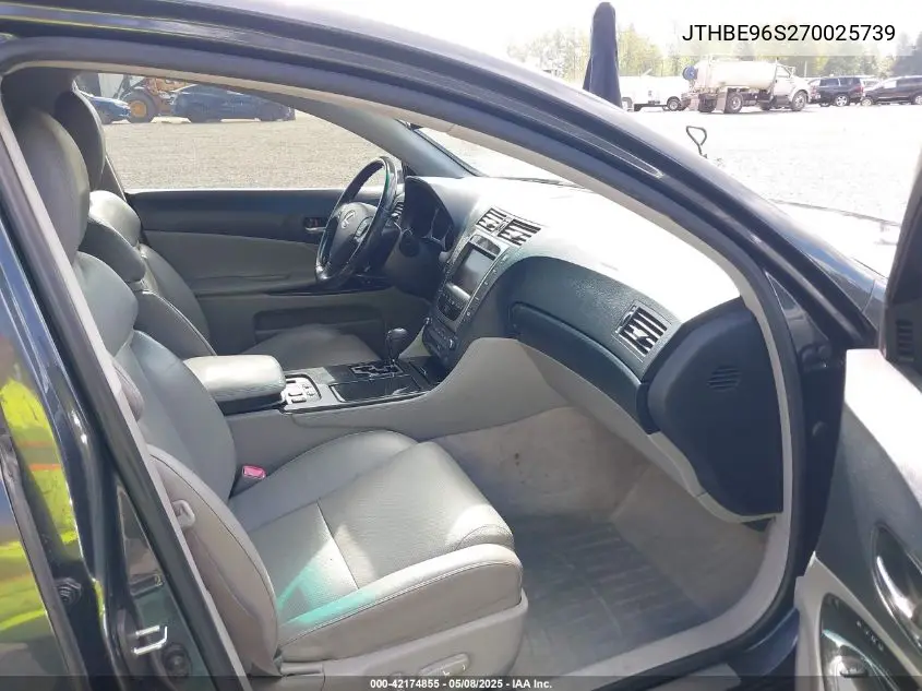 jthbe96s270025739 JTHBE96S270025739 2007 Lexus Gs 350