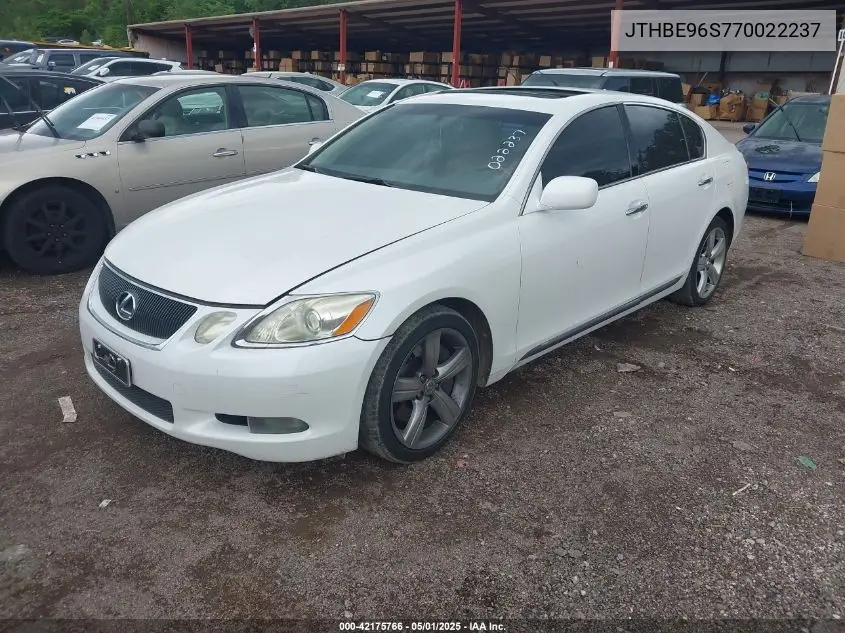2007 Lexus Gs 350 VIN: JTHBE96S770022237 Lot: 42175766