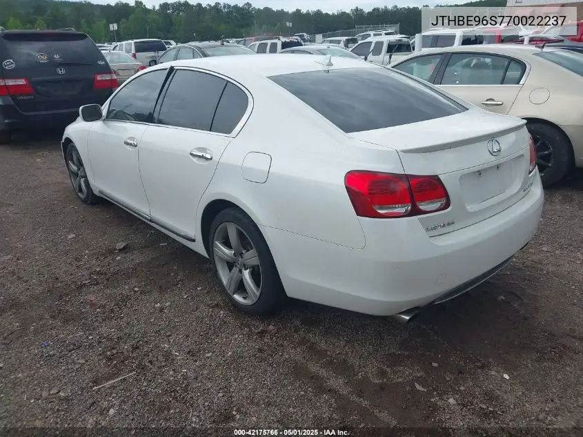 2007 Lexus Gs 350 VIN: JTHBE96S770022237 Lot: 42175766