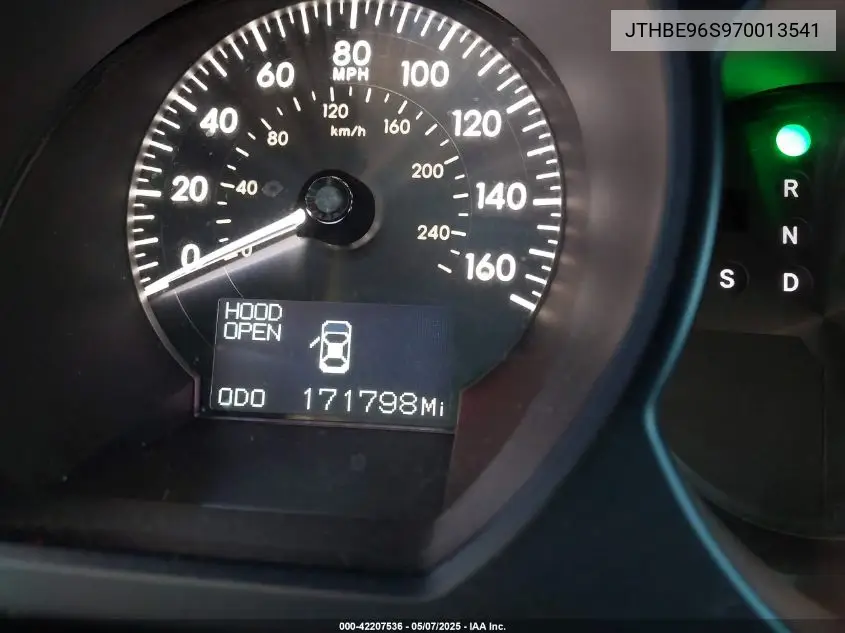 2007 Lexus Gs 350 VIN: JTHBE96S970013541 Lot: 42207536