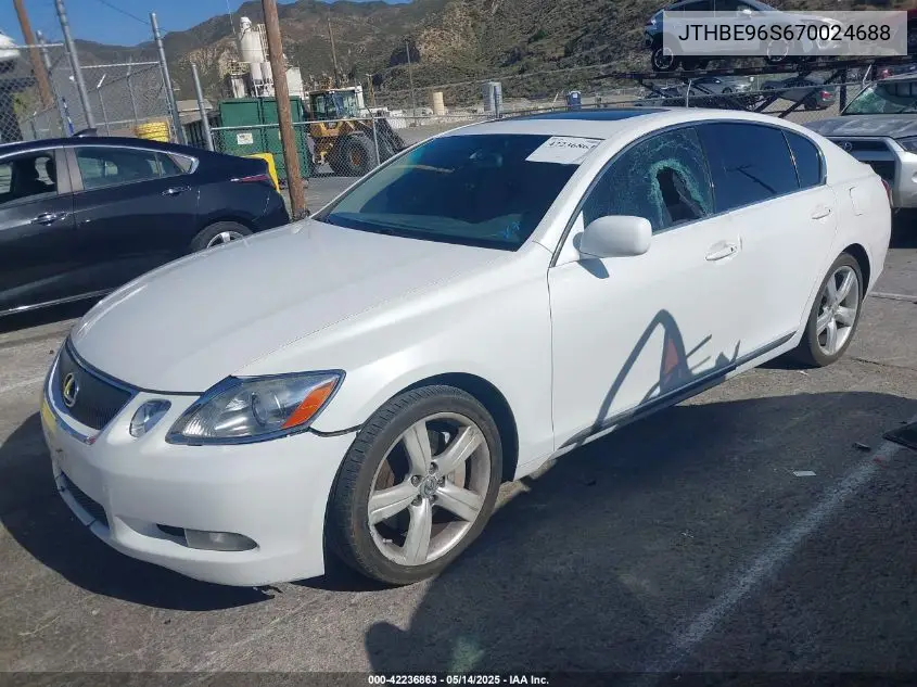 2007 Lexus Gs 350 VIN: JTHBE96S670024688 Lot: 42236863