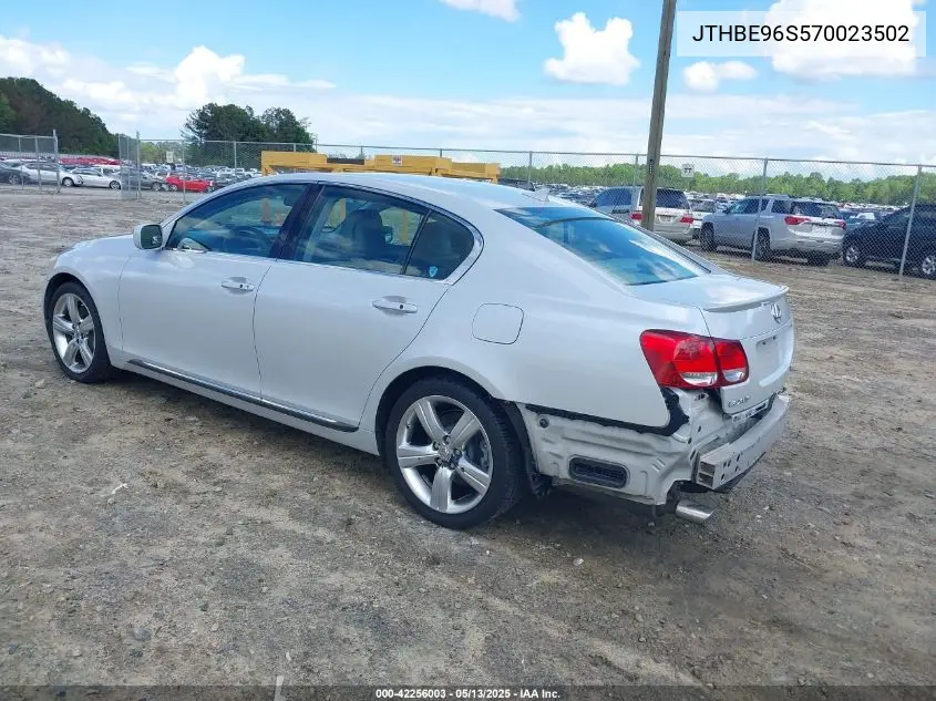 2007 Lexus Gs 350 VIN: JTHBE96S570023502 Lot: 42256003