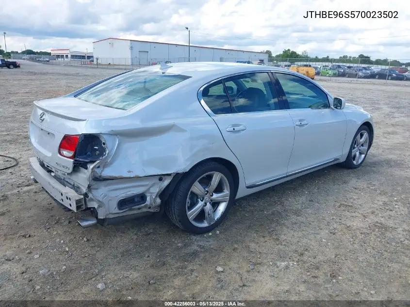 2007 Lexus Gs 350 VIN: JTHBE96S570023502 Lot: 42256003