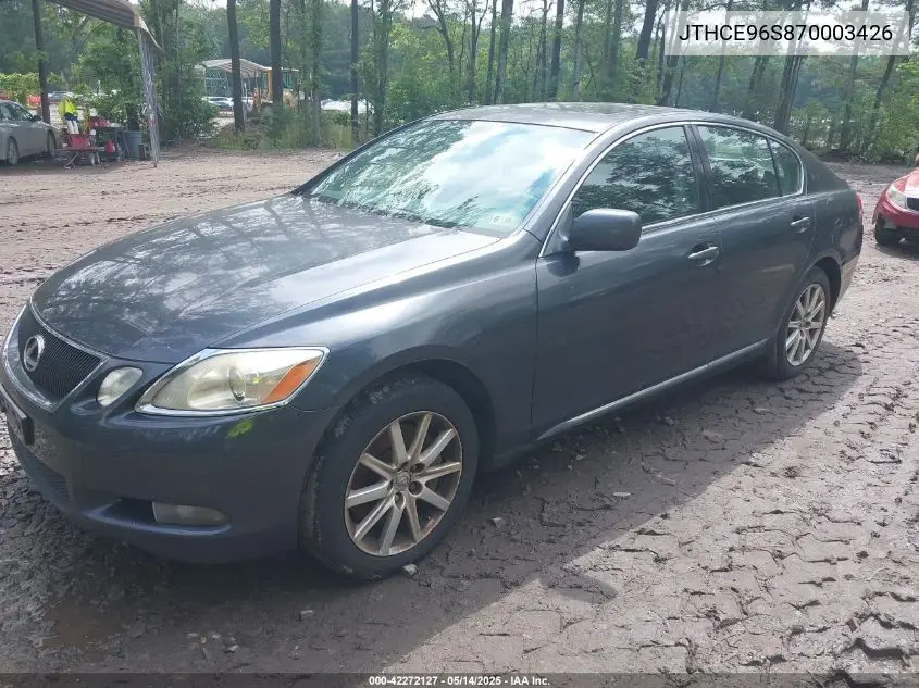 2007 Lexus Gs 350 VIN: JTHCE96S870003426 Lot: 42272127