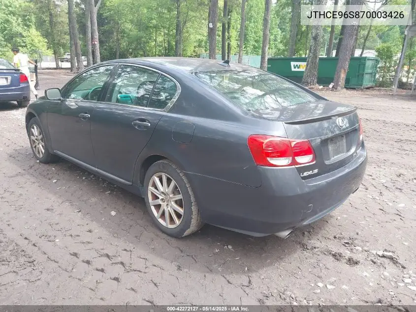 2007 Lexus Gs 350 VIN: JTHCE96S870003426 Lot: 42272127