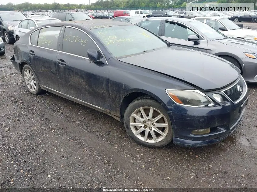 2007 Lexus Gs 350 VIN: JTHCE96S870012837 Lot: 42538226
