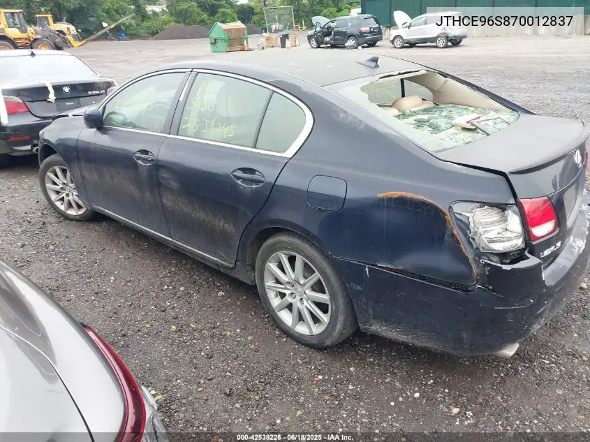 2007 Lexus Gs 350 VIN: JTHCE96S870012837 Lot: 42538226