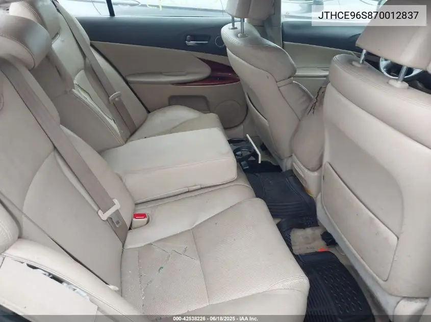 2007 Lexus Gs 350 VIN: JTHCE96S870012837 Lot: 42538226