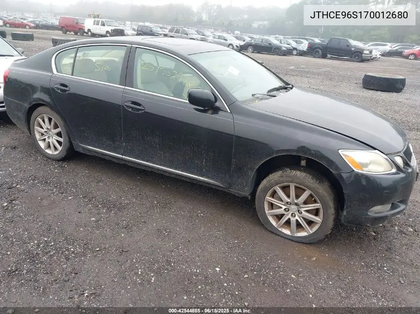 2007 Lexus Gs 350 VIN: JTHCE96S170012680 Lot: 42544885