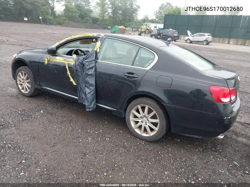 2007 Lexus Gs 350 VIN: JTHCE96S170012680 Lot: 42544885