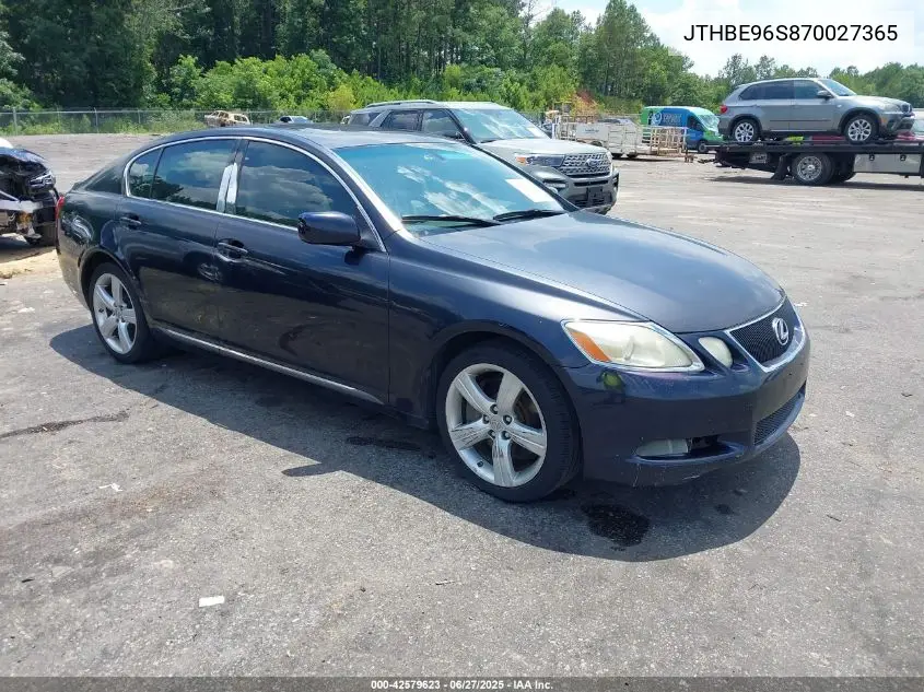 2007 Lexus Gs 350 VIN: JTHBE96S870027365 Lot: 42579623