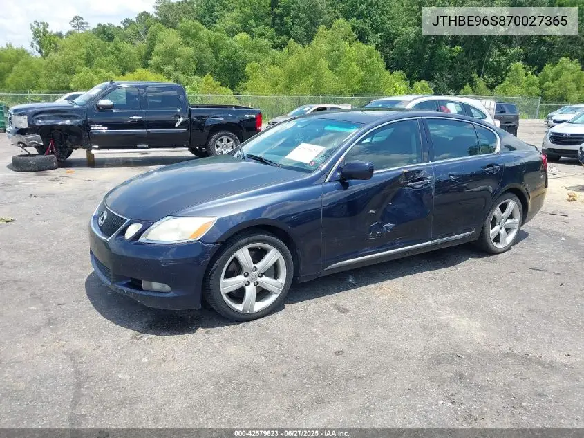2007 Lexus Gs 350 VIN: JTHBE96S870027365 Lot: 42579623