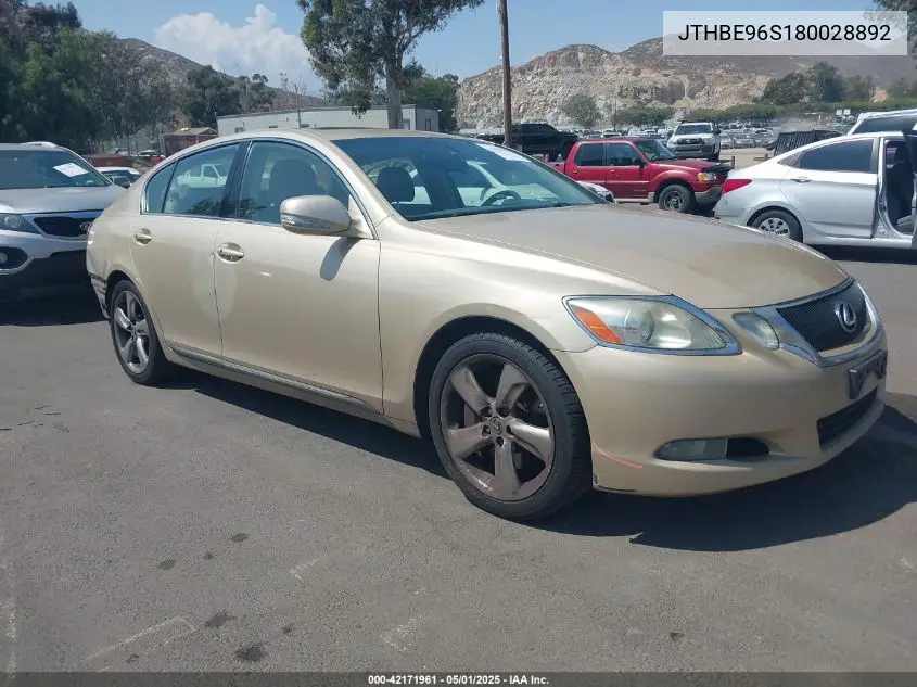 2008 Lexus Gs 350 VIN: JTHBE96S180028892 Lot: 42171961