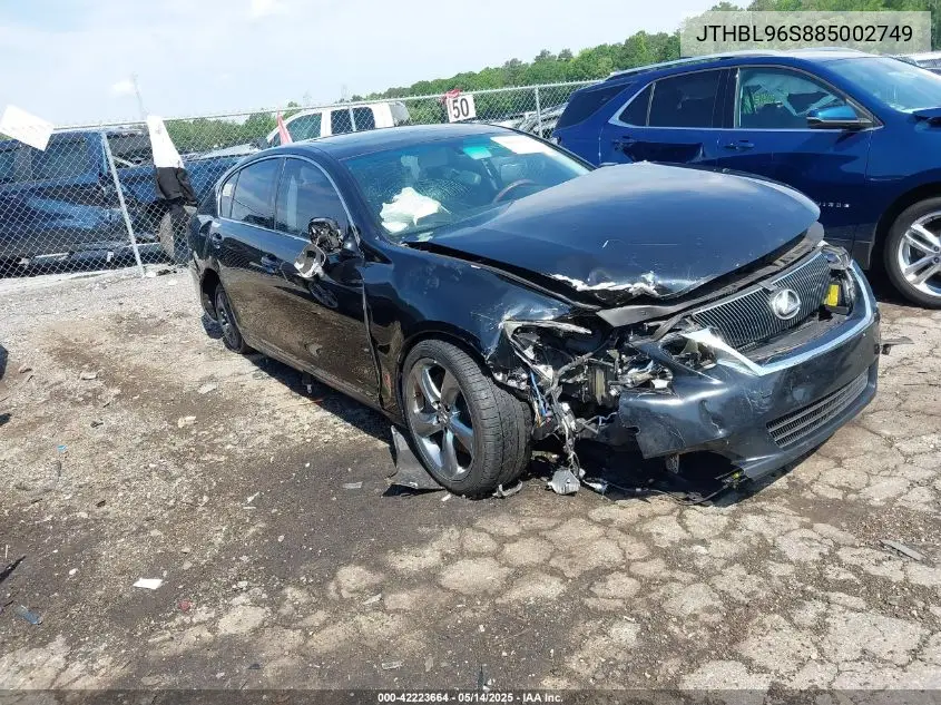 2008 Lexus Gs 460 VIN: JTHBL96S885002749 Lot: 42223664