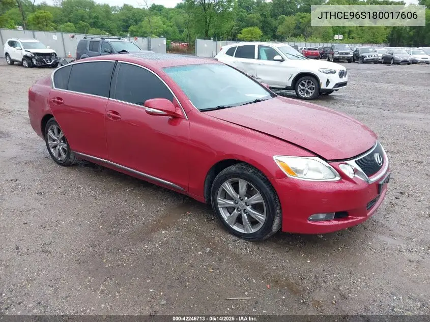 2008 Lexus Gs 350 VIN: JTHCE96S180017606 Lot: 42246713