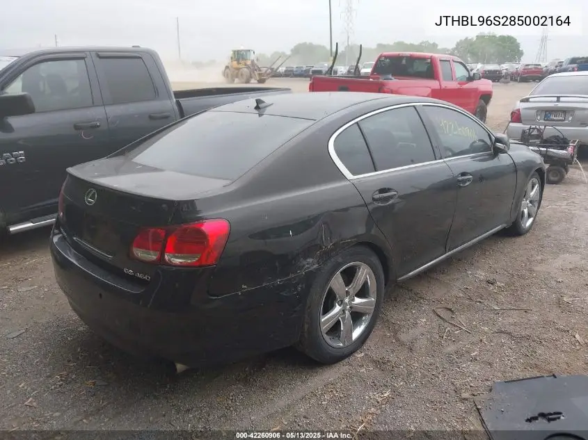 2008 Lexus Gs 460 VIN: JTHBL96S285002164 Lot: 42260906