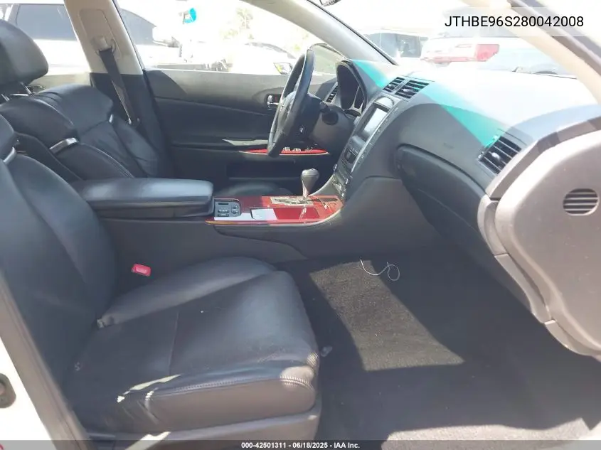 2008 Lexus Gs 350 VIN: JTHBE96S280042008 Lot: 42501311