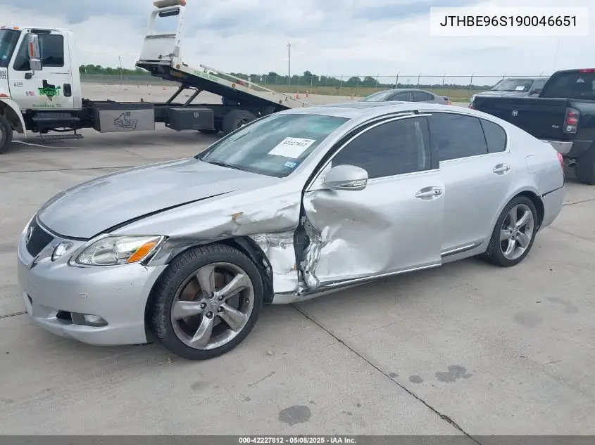 2009 Lexus Gs 350 VIN: JTHBE96S190046651 Lot: 42227812