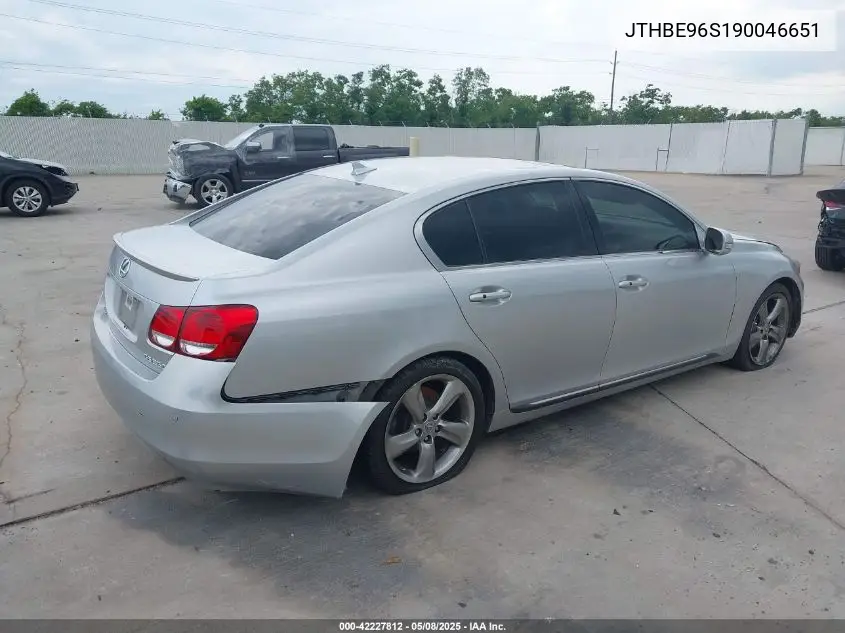 2009 Lexus Gs 350 VIN: JTHBE96S190046651 Lot: 42227812