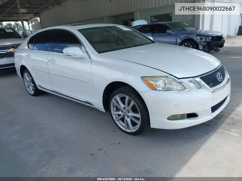 2009 Lexus Gs 350 VIN: JTHCE96S090022667 Lot: 42270863