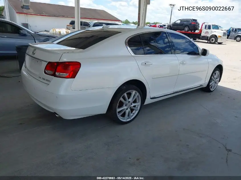 2009 Lexus Gs 350 VIN: JTHCE96S090022667 Lot: 42270863