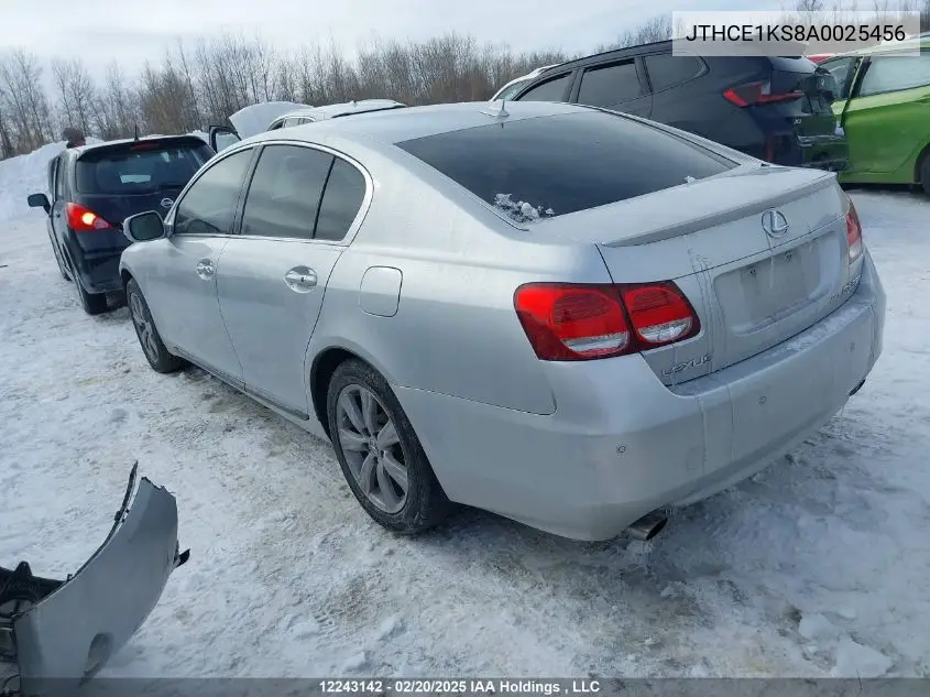 2010 Lexus Gs 350 VIN: JTHCE1KS8A0025456 Lot: 12243142